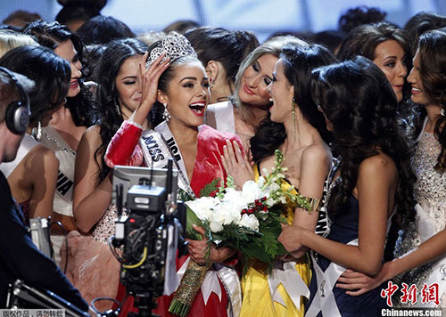 2012环球小姐总决赛落幕 美国加冕桂冠