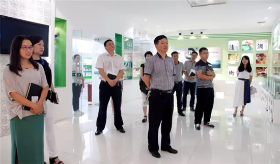 绿之韵迎浏阳经开区党工委委员伍建明一行考察