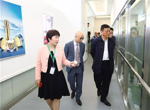 长沙国家高新区管委会党工委委员陈大庆一行莅临绿叶视察指导