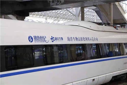 “康尔号”高铁品牌专列开行仪式在青岛火车站启动