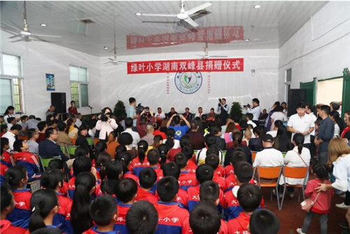献礼六一儿童节，第一所绿叶小学落户湖南省娄底市双峰县