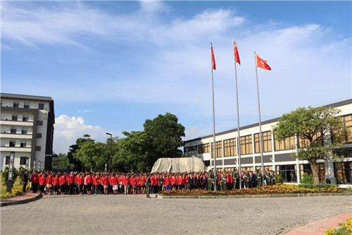 金科伟业（中国）有限公司隆重举行升旗仪式庆祝建军91周年