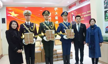 三生走进三军仪仗队国旗护卫队慰问官兵