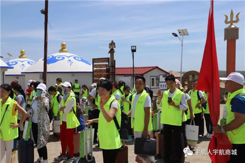 宇航人宇航商城希拉穆仁草原文化之旅圆满结束！