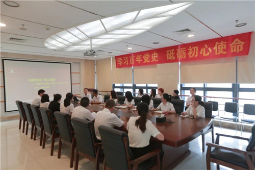 太阳神网络党总支全体党员开展党史学习活动